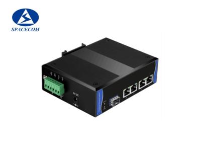 China Gigabit PoE Industrial Switch 4x10/100/1000Base-T + 1x100/1000Base-X SFP 4xPoE for sale