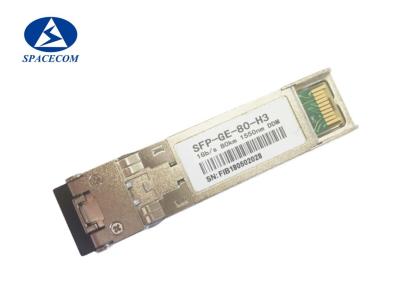 China H3C Sfp Fiber Optic Transceiver 1.25Gb/S 1550nm For 80Km SMF Connection for sale