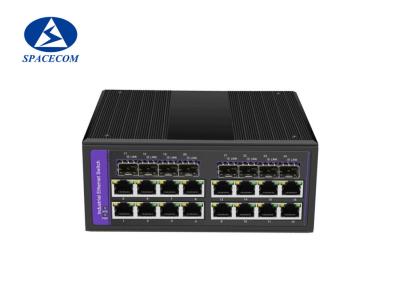 China Gigabit Industrial Poe Switches 16x10/100/1000Base T 8x1000Base X SFP 16xPoE for sale