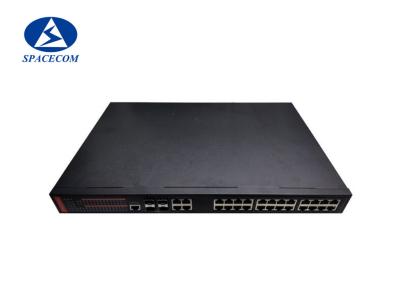 China Power over Ethernet 24 Port PoE Switch 4x1000Base XSFP/24xPoE for sale
