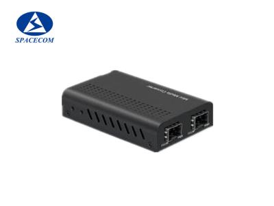 China SFP to SFP Fast Ethernet Media Converter , Gigabit Fiber To Fiber Converter for sale