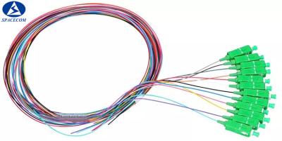 Chine 12 polonais de fibre optique de Sc RPA du ruban 12F de tresse de code couleurs à vendre