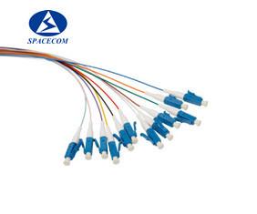 China UPC APC Optical Fiber Pigtail , SPACECOM LC Pigtail Single Mode for sale
