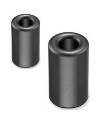 China MnZn Magnetic Ferrite Core Ring EMI Filter Ferrite Rod Cylinder Shape for sale