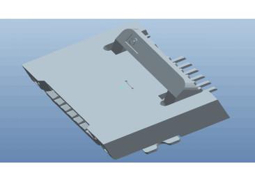 China 0.5mm Pitch FPC Conectores Flip Lock FPC ZIF Conector Ángulo derecho en venta