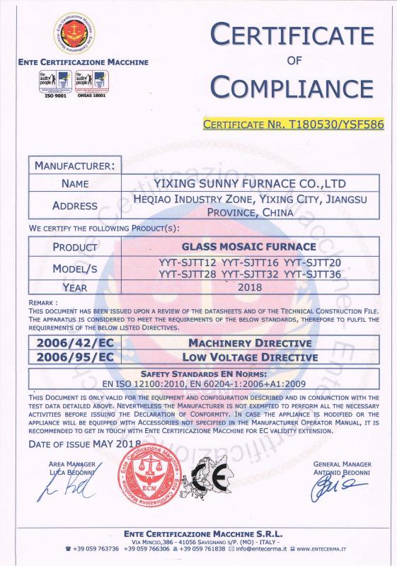 CE - Yixing Sunny Furnace Co., Ltd