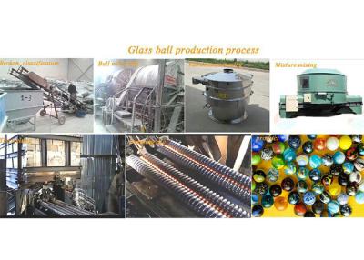 China Multi Function 11MM 30mm Glass Marble Making Machine for sale