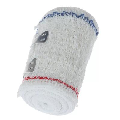 Chine Excellent bandage élastique médical de coton de crêpe de tissu de bout droit à vendre