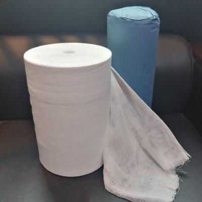China Soft 90cm*100yard Gauze Bandage in Blue Color for B2B Buyers for sale