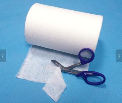 China Soft Jumbo Gauze Roll 1.5kg/roll for Medical Packaging Material en venta