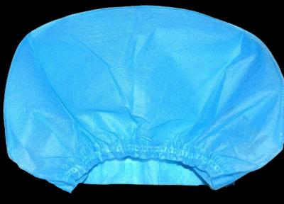 中国 青い反塵の使い捨て可能な医学の帽子の非編まれた防水酸の証拠 販売のため