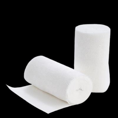 Chine Petit pain chirurgical de bande de bandage de coton jetable de gaze pour l'usage de soins hospitaliers à vendre