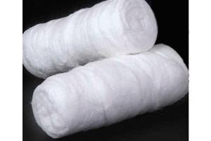China Natural Absorbent Cotton Wool Non Sterile Roll Type BP Standard Disposable Use for sale