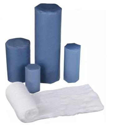 China Soft Sterile Absorbent Medical Cotton Wool , Medical Jumbo Cotton Roll for sale