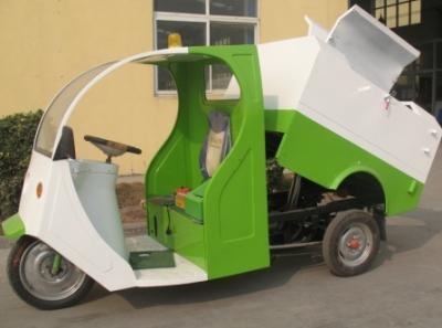 China Solos vehículos duales de la recolección de basura del poder verde 1000W de Seat pequeños para limpiar en venta