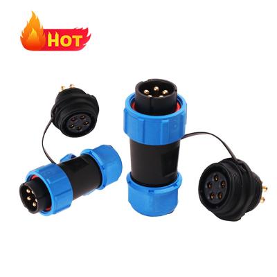 China Rigoal Waterproof Power Connector SP11 SP13 SP17 SP21 SP29 2 - 26 Pin Connector for sale