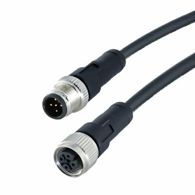 中国 Custom M12 Connector Waterproof Male Female Waterproof Wire Connector 販売のため