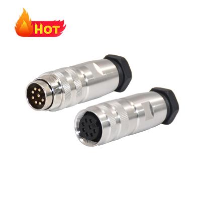 China High Performance M16 Circular Connector With IP67 Rating And 500V Voltage Rating à venda