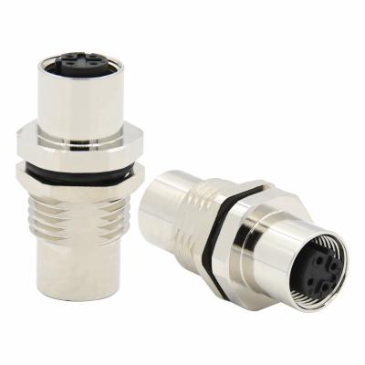 China Fix Screw Locking Circular Plastic Connectors With TPU GF Insert For 28AWG-14AWG Wire for sale