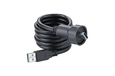 China Rohs Panel Mount USB Connector 1.5A Plastic Plug Connector for sale