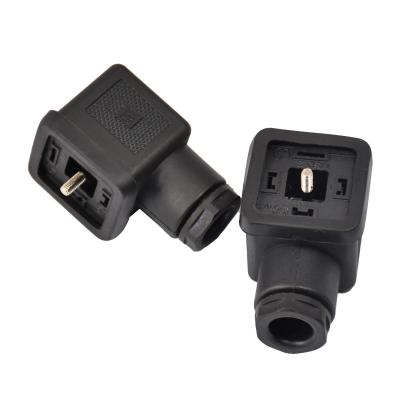 China IP65 Solenoid Valve Connector Din 43650-C DC Voltage Solenoid Coil Connector for sale