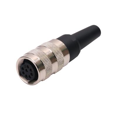 China Rigoal M16 Circular Connector Female Waterproof 8 Pin Connector for sale