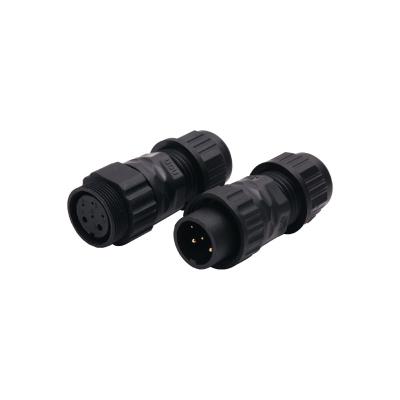 China IP68 Circular Plastic Connectors Female 5pins To Male For Power for sale