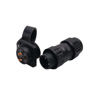 China 2 Pin Panel Mount Connector , IP68 Waterproof Circular Connector for sale