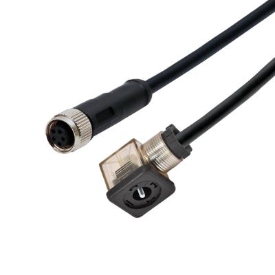 中国 Rigoalの電磁弁のコネクターAのタイプ3+PEはLEDが付いているM12 5 Pinのメス コネクタを差し込む 販売のため