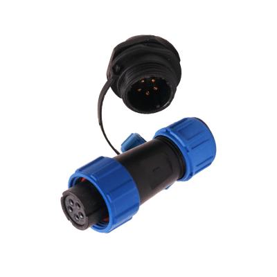 China M25 Waterproof Power Connector SP13 5 Pin Male Female Connector for sale