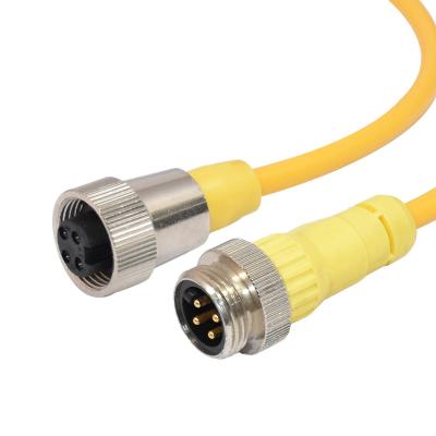 China Waterproof IP67 Mechanical Cable Connectors 4P For Automation M12 M8 M5 7/8 for sale