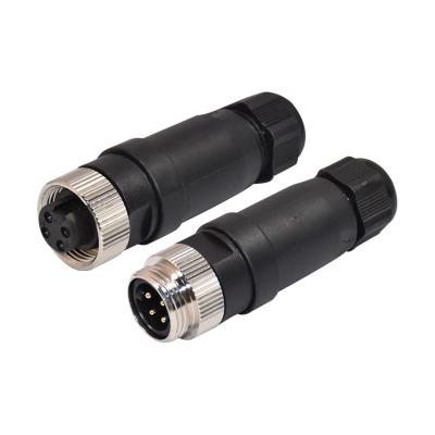 China 7/8 IP67 Waterproof 4P Assembly Connector Male Or Female For Industry for sale