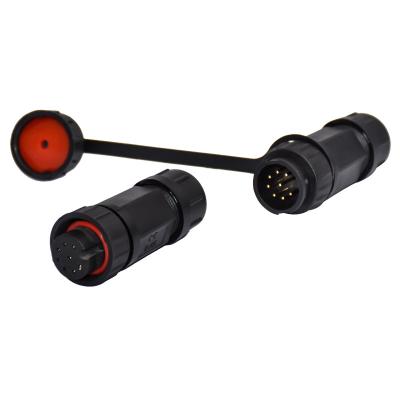 China 8 Pin Aviation Connector , M19 IP68 Electric Waterproof Power Cable Connector for sale