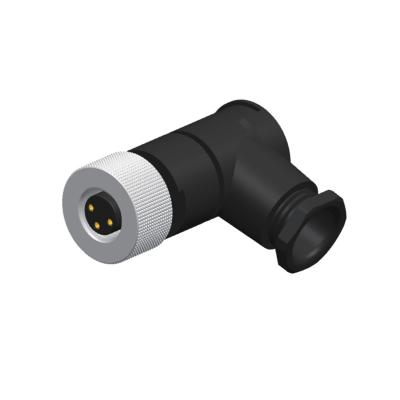 China Rohs M8 Waterproof Connector IP67 3pin Circular Plastic Connectors Without Cable for sale