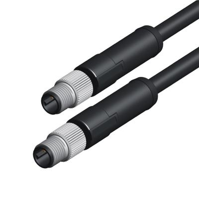 China Empalme eléctrico circular, conector impermeable del varón M5 de 3Pin 4 Pin Coding A en venta