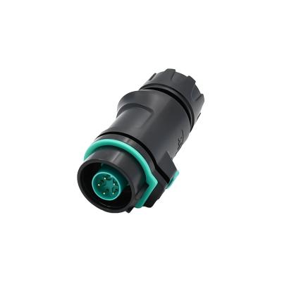 China K16 Male 5 Pin Waterproof Circular Connector 6.5mm Cable for sale