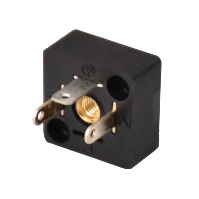China Square DIN43650A Base Solenoid Valve Connector 1.5mm Conductor ULs for sale