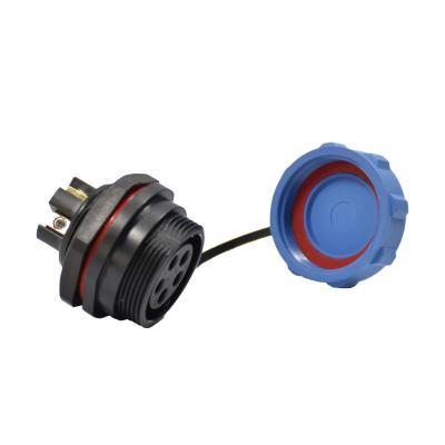 China Nylon PA66 SP1312 Waterproof Panel Mount Connector IP68 250V 9 Pin Connector for sale