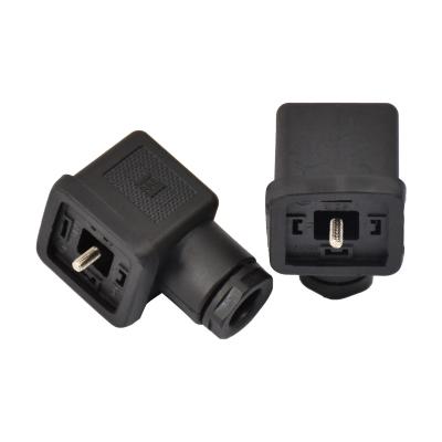 China IP65 Solenoid Valve Connector 2 + PE / 3 + PE Pin PG7 PG9 Size Square LED Cable Connector for sale