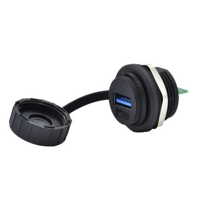 China Tipo PWB impermeable del conector del micrófono USB B del soporte 3,0 del panel de conector USB del varón 8pin de C en venta