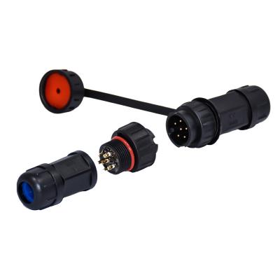 China Waterproof Wiring Harness Connector M19 M20 Outdoor Power Male Female For LED Cable for sale