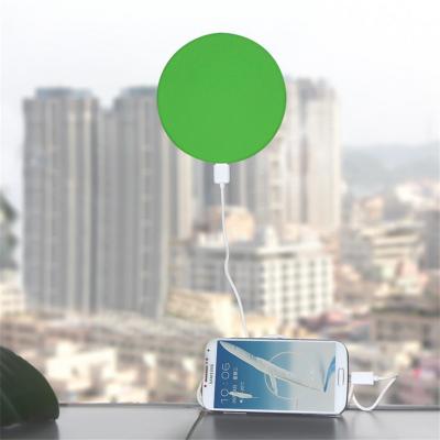 China Portable 2600mah Window Mounted Solar Phone Charger With LED Indicator for sale