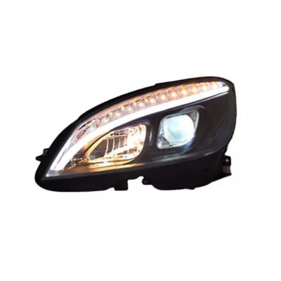 China Streamer Turn Signal Car LED Headlights For Benz C180 C200 C220 for sale