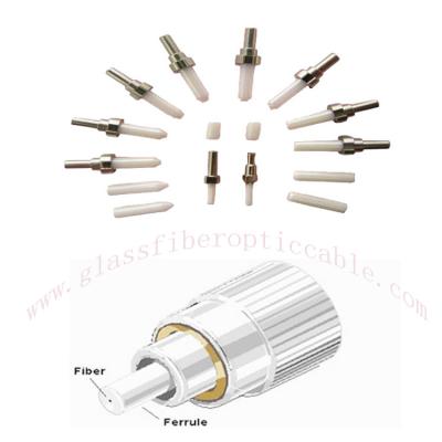 China Non standard products can be customized Varied End faces WHITE Fiber Optic Ceramic Ferrule for sale