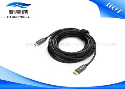 Китай Высокий кабель Хдми оптического волокна интерфейса мультимедиа определения, ОД кабель 3.0мм * 5.0мм длинный Хдми продается