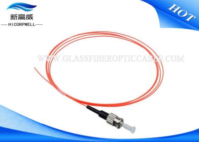 China Humo bajo del PVC cero cable del remiendo del ST UPC de la coleta OM1 OM2 de la fibra óptica del halógeno en venta