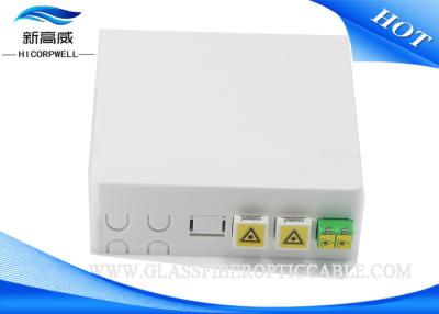 China Caja de la terminación de la fibra óptica del soporte de la pared, cajas de la terminación del cable de fribra óptica del SC en venta