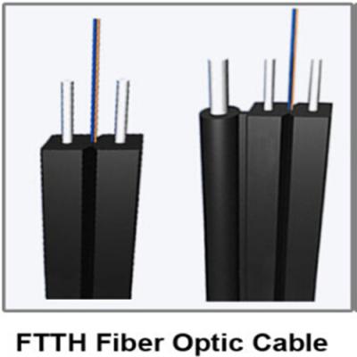 China conectores del SC APC del cable de descenso de la fibra óptica de los 10m los 30m los 50m G652D en ambos extremos en venta
