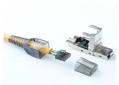 China tomada modular do conector do ftp RJ45 Toolless do cabo de LAN CAT7 do Internet do computador de 30M à venda