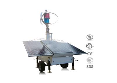Chine système de turbine de vent solaire de générateur de 600W Maglev avec 6 à 9 mètres de mât télescopique à vendre